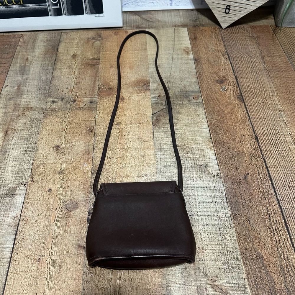 Coach Vintage Tango Mini Crossbody 9049 Brown Leather Turnlock - Picture 6 of 11